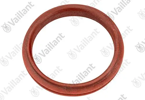 Roter Formring von Vaillant, ringförmig und ohne erkennbare Markierungen oder Maße, auf weißem Hintergrund abgebildet.